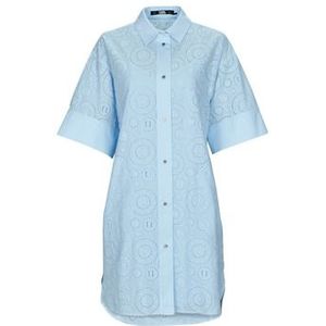 Karl Lagerfeld  BRODERIE ANGLAISE SHIRTDRESS  Jurken dames Blauw