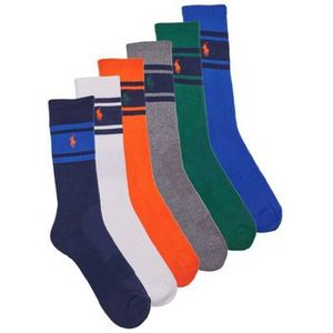 Polo Ralph Lauren  6 PACK SPORT CREW-STRIPES-CREW SOCK-6 PACK  Sportsokken dames Multicolour