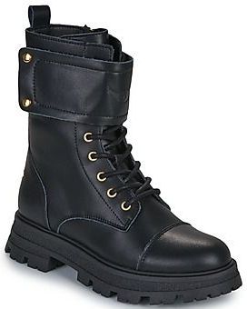 Zadig & Voltaire - X60492 - Enkellaarsjes - Zwart - Leer - Plat - Ritssluiting