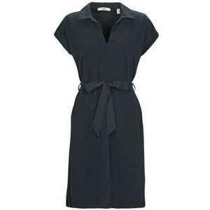 ESPRIT - Wijd Uitlopende Jurk - Antraciet Grijs - Korte Mouwen, Modal Materiaal