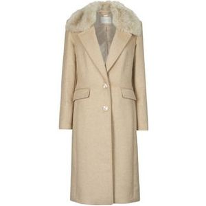 Guess  NANCY FIT COAT FAUX FUR COLLAR  Jassen  dames Beige