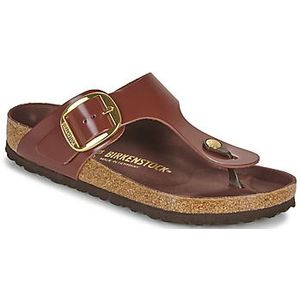 Birkenstock  GIZEH BIG BUCKLE  slippers  dames Bruin