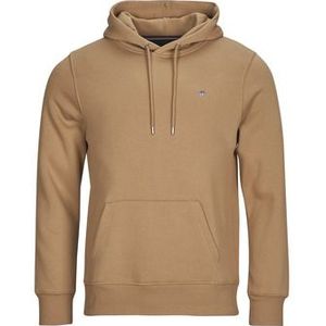 Gant - REG SHIELD HOODIE - Sweater - Beige