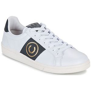 Fred Perry  B721 LEATHER / BRANDED  Sneakers  heren Wit