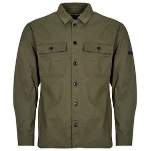 Jack & Jones - JCOGRID CLASSIC - Overhemd - Kaki - Lange Mouw