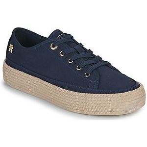 Tommy Hilfiger - Sportswear - Lage Sneakers - Effen - Canvas