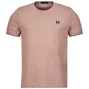 Fred Perry  TWIN TIPPED T-SHIRT  Shirts  heren Roze