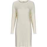 ONLY - ONLFia Katia - Gebreide Jurk - Crème - Korte Lengte