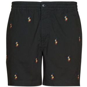 Polo Ralph Lauren  SHORT "PREPSTER" EN CHINO LEGER AVEC CORDON DE SERAGE  Broeken  heren Zwart