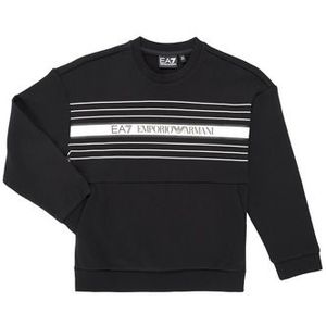 Emporio Armani EA7  TRAIN LOGO SERIES CN EXTENDED LOGO  Truien  kind Zwart