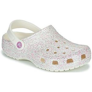 Crocs  CLASSIC GLITTER CLOG K  klompen  kind Wit