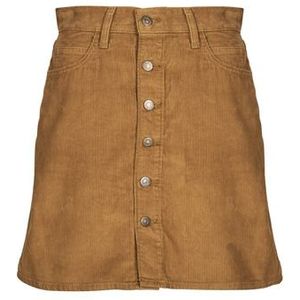Levi's - RETRO BUTTON FRONT SKIRT - Rok - Bruin