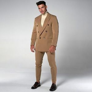 THEAD.  HENRY SUIT  Kostuums  heren Beige