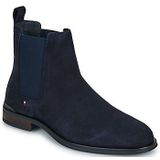 Tommy Hilfiger - Chelsea Boots - Marineblauw - Suède