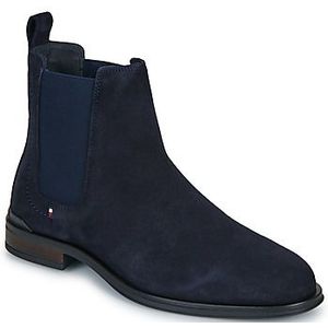 Tommy Hilfiger - Chelsea Boots - Marineblauw - Suède