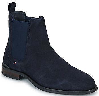 Tommy Hilfiger - Chelsea Boots - Marineblauw - Suède