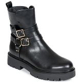 Gioseppo - Morenci - Bikerlaarzen - Leren - Gouden Gespen - Middenkuit