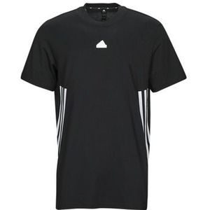 adidas  FI 3S T  Shirts  heren Zwart