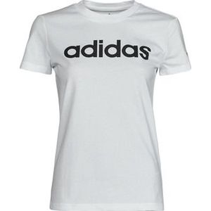 adidas  LIN T-SHIRT  Shirts  dames Wit