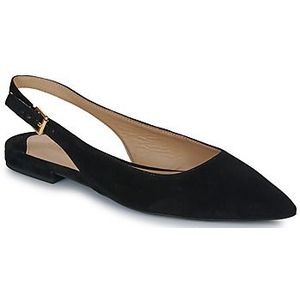 Lauren Ralph Lauren - Ballerina's - Zwart - Suède Slingback