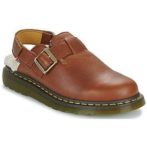 Clogs - Jorge II - Effen - Leer - Velcro Sluiting - Platte Hak