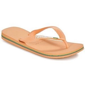 Havaianas  BRASIL LOGO  slippers  dames Oranje