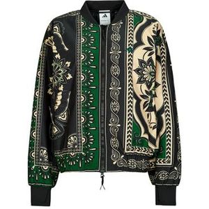 adidas - X Farm Varsity - Jas - Zwart - Oversized Pasvorm