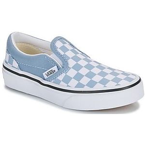 Vans  UY Classic Slip-On COLOR THEORY CHECKERBOARD DUSTY BLUE  instappers  kind Blauw