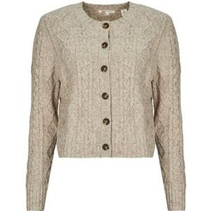 Gebreide Trui - Mélange - Knitwear - Ronde Hals - Lange Mouw