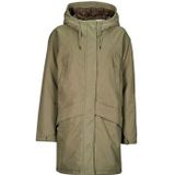 Volcom - Somestone Parka - Dames - Groen - Waterbestendig - Verstelbare Capuchon