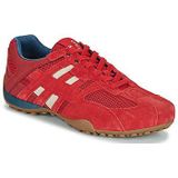 Geox  UOMO SNAKE  Sneakers  heren Rood