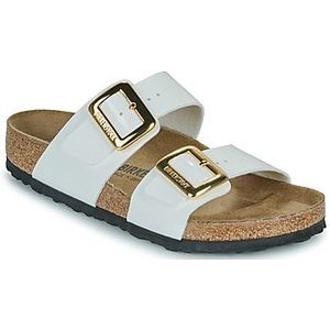 BIRKENSTOCK  Sydney CB BF Patent White  slippers  dames Wit