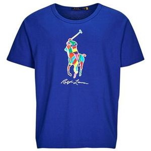 Polo Ralph Lauren  TSHIRT MANCHES COURTES BIG POLO PLAYER  Shirts  heren Blauw