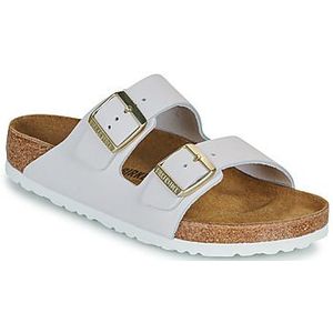 BIRKENSTOCK  Arizona LENB Antique White  slippers  dames Wit