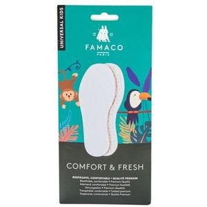 Famaco  Semelle confort  fresh T28  Schoenaccessoires kind Wit