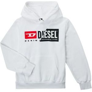 Diesel  SGIRKHOODCUTYX OVER  Truien  kind Wit