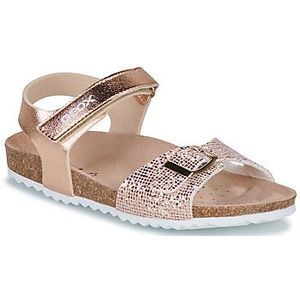 Geox  J ADRIEL GIRL  sandalen  kind Goud