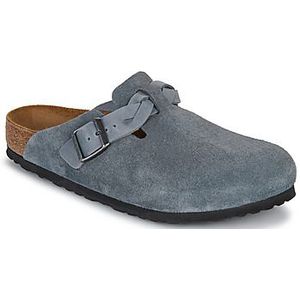 BIRKENSTOCK  Boston Braided LEOI/LEVE Basalt Gray  klompen  dames Grijs