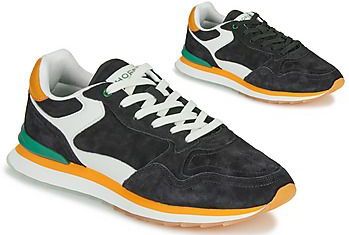 HOFFvoor mannen. 22402614 Nigreos zwart leren sportschoenen (41), Leer, Plat, Veters, Casual