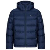 Calvin Klein - Winterjas - Nachtblauw - Gewatteerde Jas - Warm Gevoerd