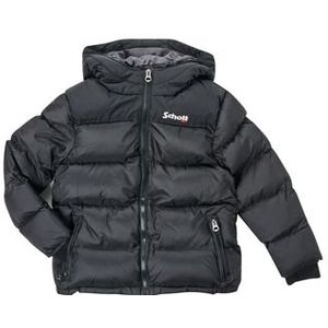 SCHOTT - Donsjas - Zwart - 10-16 jaar - Nylon Materiaal