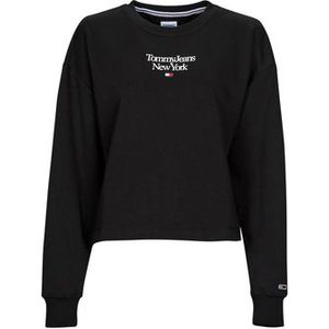 Tommy Jeans  TJW BXY ESSENTIAL LOGO 1 CREW  Truien  dames Zwart