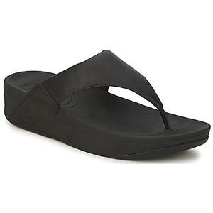 FitFlop  LULU LEATHER  slippers  dames Zwart
