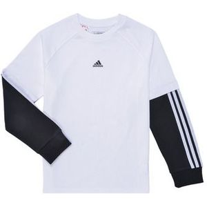 adidas  Street Jam 2-in-1 Long Sleeve Long-Sleeve Top  Shirts  kind Wit