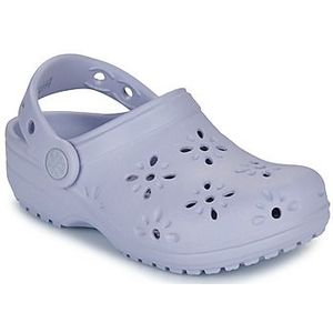 Crocs  Classic Floral Cut Out Clog K  klompen  kind Violet