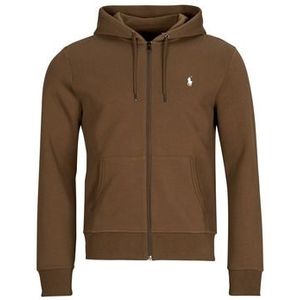 Polo Ralph Lauren  SWEATSHIRT ZIPPE EN DOUBLE KNIT TECH  Truien  heren Bruin