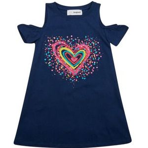 Desigual - VEST_BLOOM - Korte Jurk - Marine