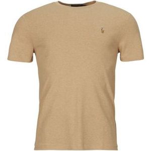 Polo Ralph Lauren  T-SHIRT AJUSTE COL ROND EN PIMA COTON  Shirts  heren Beige