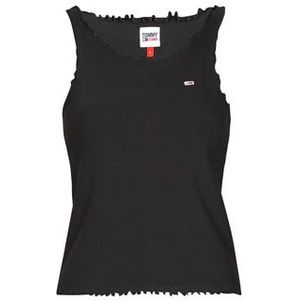 Tommy Jeans  TJW SKINNY RIB BABYLOCK TANK  Blouses  dames Zwart