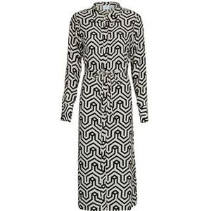 Vila  VIDACA SANA L/S MIDI CALF SHIRT DRESS/SU  jurken  dames Multicolour